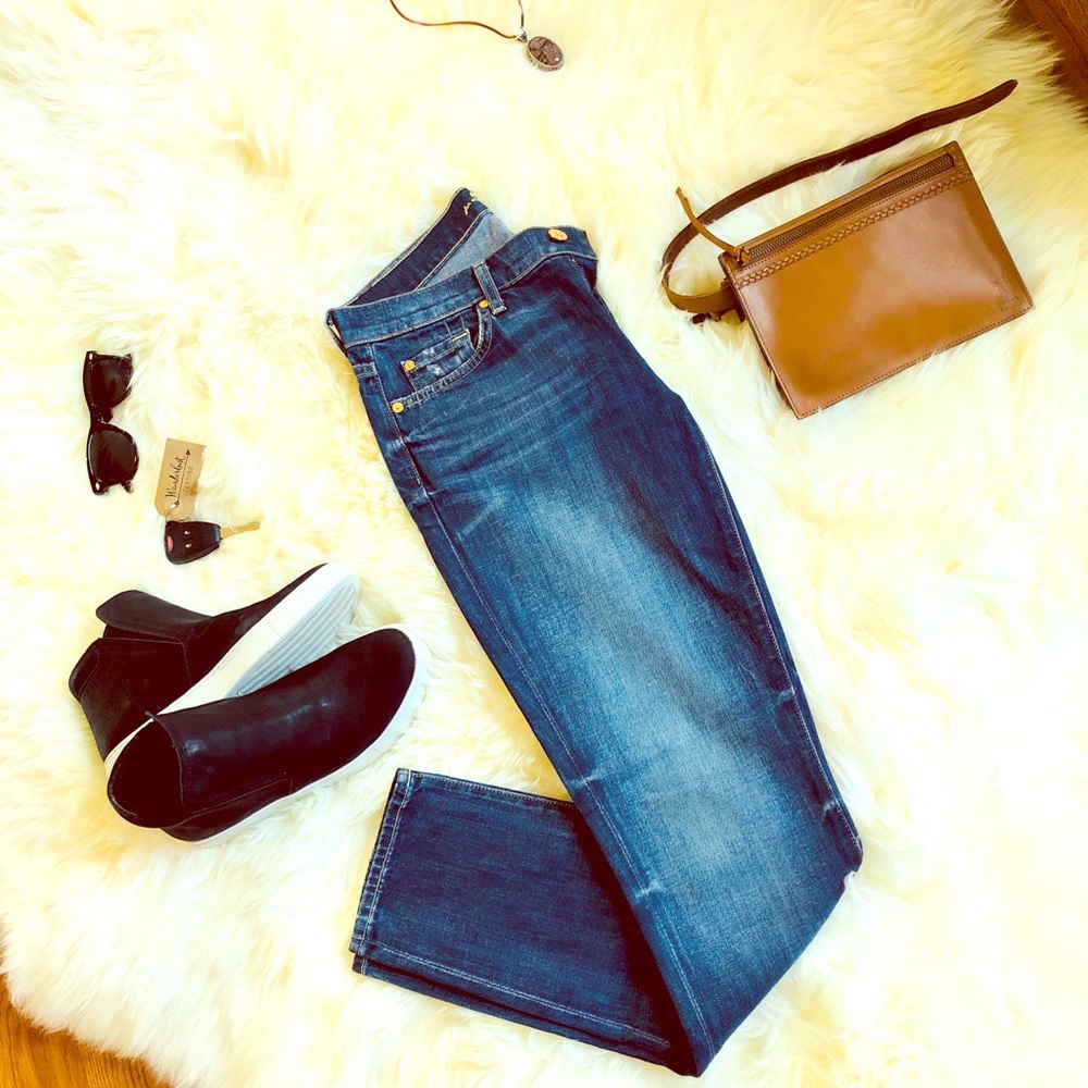 🧳7 for All Mankind The Slim Cigarette Jeans.